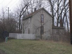 Old US 421: Old Michigan Road Toll House.