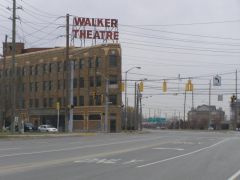Old US 36/52/421: Heading north (Now MLK, Jr. St.) passing t
