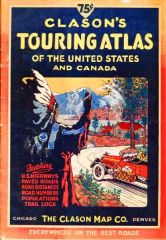 A 1927 Clason's Atlas Cover