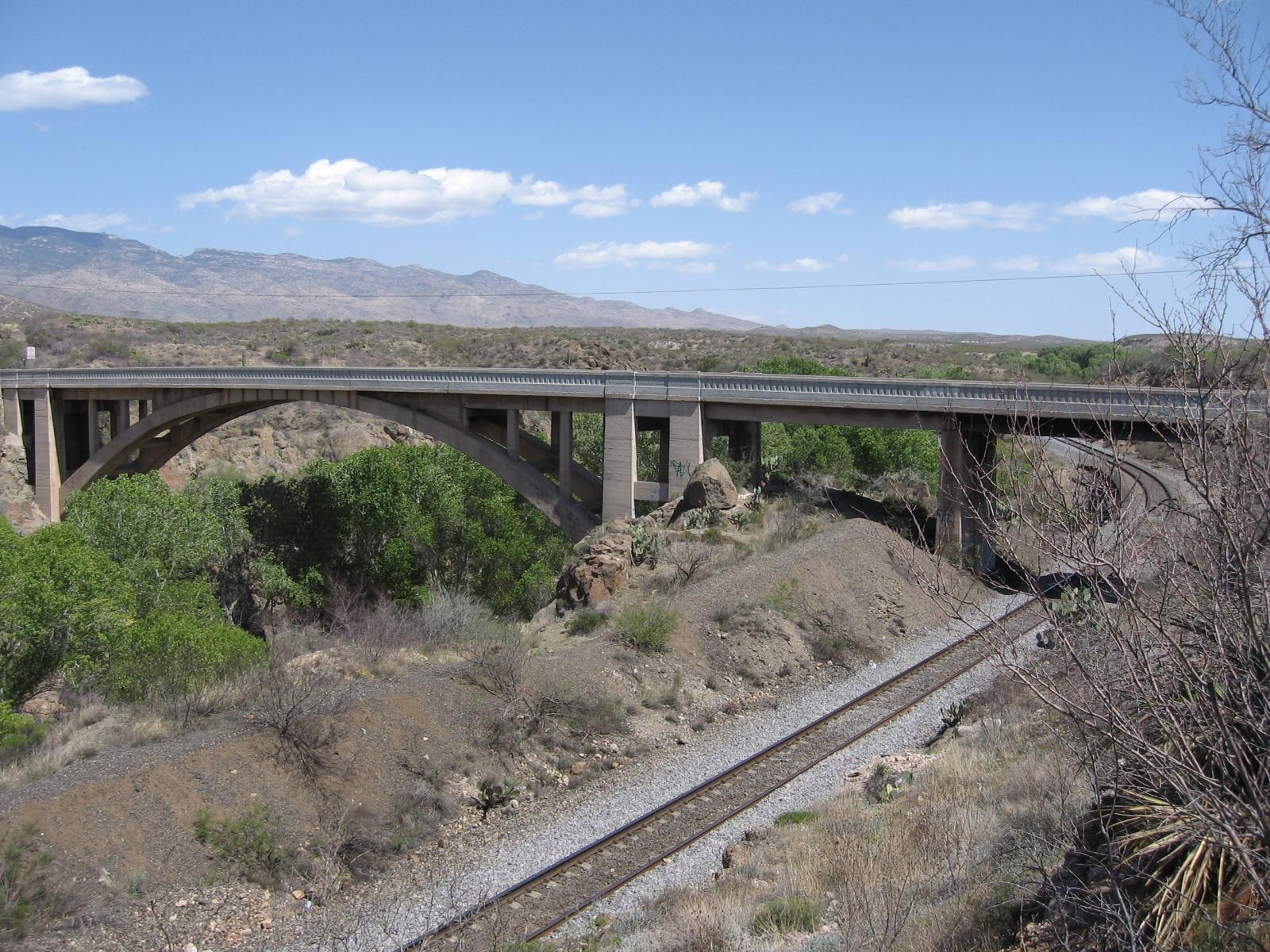 1921 Cienega Creek bridge between Tucson and Benson AZ