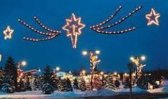 A few of the hundreds of outside decorations surrounding the store complex.