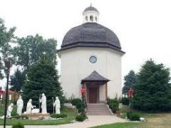 Replica of the Silent Night Chapel In Austria erected on the Bronner's property.
