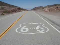 Highway Marker on Route 66