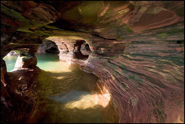 Swallow Point Sea Caves, Apostle Islands National Lakeshore, Lake Superior