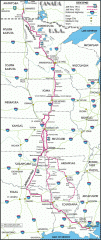 Jefferson Highway Map