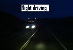 Night  Driving Safety
