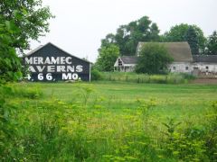 Meramec Caverns Barn Advertisement - near Cayuga, IL