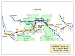 US-126 and former US-28, Oregon