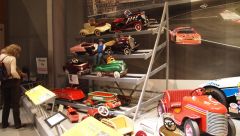 The complete pedal car display