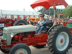 Child On A tractor
