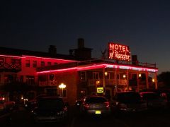 El Rancho neon at night