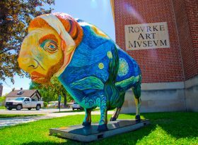 Rourke-Art-Museum_Painted-Bison